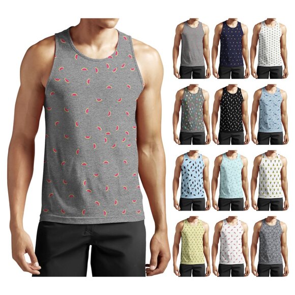 3-Pack Mens Muscle Active Athletic Moisture Wicking Fast Dry Breathable Tank Top - Picture 13 of 16